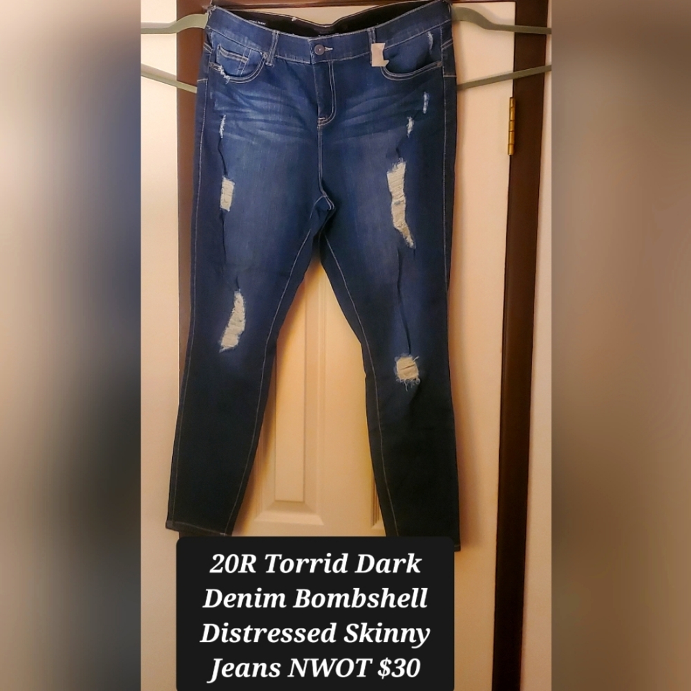 20R Torrid Distressed jeans